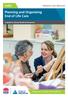 Planning and Organising End of Life Care