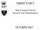 DIRECTORY. State Extension Service Directors and Administrators OCTOBER 2001
