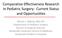 Comparative Effectiveness Research In Pediatric Surgery: Current Status and Opportunities