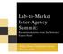 Lab-to-Market Inter-Agency Summit: Recommendations from the National Expert Panel