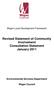 Revised Statement of Community Involvement Consultation Statement January 2011