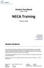 Student Handbook (SOPF ) NECA Training. RTO No