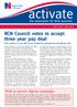 RCN Council votes to accept three year pay deal