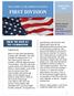 FIRST DIVISION MARCH 2016 ISSUE WELCOME TO THE AMERICAN LEGION. Please visit the First Division online at:   vision.