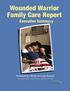 Wounded Warrior Family Care Report Executive Summary
