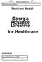 Georgia Advance Directive for Healthcare