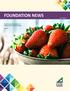 FOUNDATION NEWS. June Summer specials available at Jamba Juice for a limited time! page 5