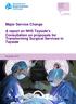 Major Service Change. A report on NHS Tayside s Consultation on proposals for Transforming Surgical Services in Tayside