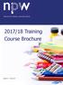 2017/18 Training Course Brochure