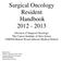 Surgical Oncology Resident Handbook