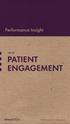Performance Insight. Vol. 01 PATIENT ENGAGEMENT athenahealth, Inc. All rights reserved.
