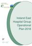 Ireland East Hospital Group Operational Plan 2018