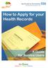 How to Apply for your Health Records