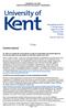 UNIVERSITY OF KENT CODE OF PRACTICE FOR QUALITY ASSURANCE. FAQs