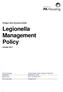 Legionella Management Policy