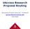 UAccess Research Proposal Routing. Sponsored Projects Services - PreAward