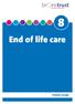 End of life care. Patient Guide