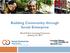 Building Community through Social Enterprise. Rural Policy Learning Commons January 18, 2017