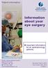 Information about your eye surgery