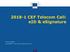 CEF Telecom Call: eid & esignature. Carlos Gómez DG CNECT H.4 e-government & Trust
