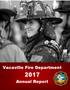 Vacaville Fire Department. Annual Report