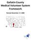 Gallatin County Medical Volunteer System Framework Revised November 17, 2008