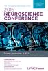 2016 NEUROSCIENCE CONFERENCE