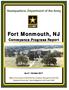 Fort Monmouth, NJ. Conveyance Progress Report. Insert Picture of entire base if available
