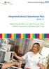 Integrated Annual Operational Plan 2016/17. Delivering the NHS Five Year Forward View: United Lincolnshire Hospitals NHS Trust
