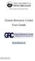 OFFICE OF RESEARCH AND SPONSORED PROGRAMS. Grants Resource Center User Guide