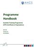 Programme Handbook. Scientist Training Programme (STP) Certificate of Equivalence. 2017/18 Version 4.0 Doc Ref #014