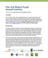 Chi Cal Rivers Fund 2016 REQUEST FOR PROPOSALS