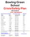 Bowling Green School Crisis/Safety Plan