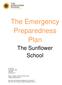 The Emergency Preparedness Plan
