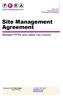 Site Management Agreement