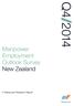 Q Manpower. Employment Outlook Survey New Zealand. A Manpower Research Report