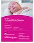 Perinatal Clinical Update