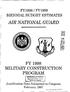 AIR NATIONAL GUARD FY 1998 MILITARY CONSTRUCTION PROGRAM BIENNIAL BUDGET ESTIMATES FY1998 / FY1999. I.. notion STATEMENT A