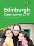Edinburgh Carer survey 2017