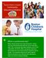 What is a professional day? Boston Children s Hospital Community Education Initiative