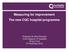 Measuring for improvement The new CQC hospital programme. Professor Sir Mike Richards Chief Inspector of Hospitals King s Fund 6 th November 2013
