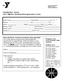 PASADENA YMCA 2014 Winter Basketball Registration Form