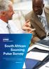 South African Sourcing Pulse Survey. Shared Services & Outsourcing Advisory Practice, Management Consulting. kpmg.co.za