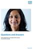 England. Questions and Answers. Draft Integrated Care Provider (ICP) Contract - consultation package