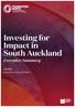 Investing for Impact in South Auckland