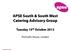 APSE South & South West Catering Advisory Group