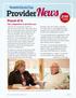 ProviderNews JUNE. Proud of it. The compassion to provide care