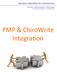 PMP & ChiroWrite Integration