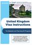 United Kingdom Visa Instructions