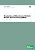 Evaluation of Electronic Holistic Needs Assessment (ehna)